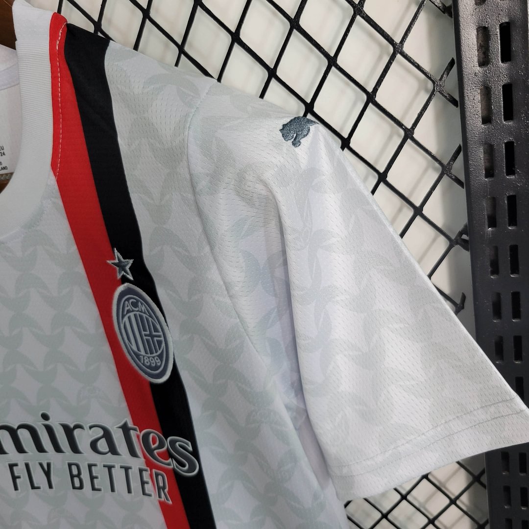 2023/2024 AC Milan Away Football Shirt Kids Size
