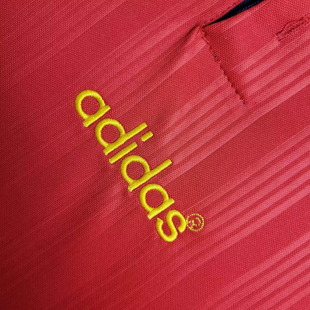 1996 Spain Retro Home way Football Shirt