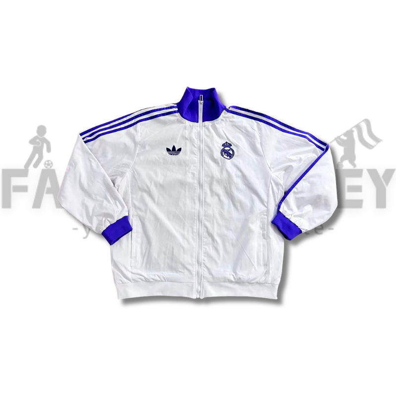2024/2025 Real Madrid White Windbreaker Football shirt