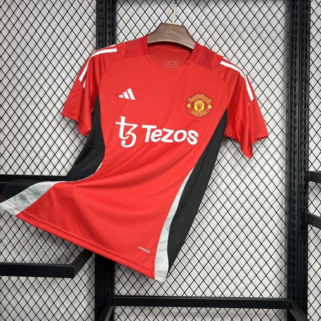 2024/2025 Manchester United Red Training Jersey Football Jersey For Fans Version