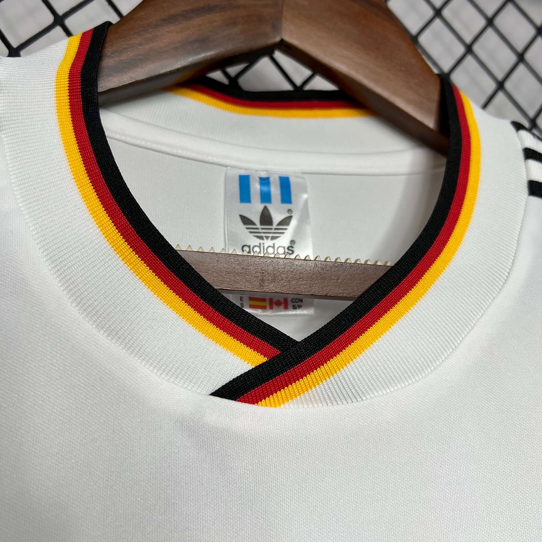 1986 Germany Retro Home Football Shirt( Fans Edition )