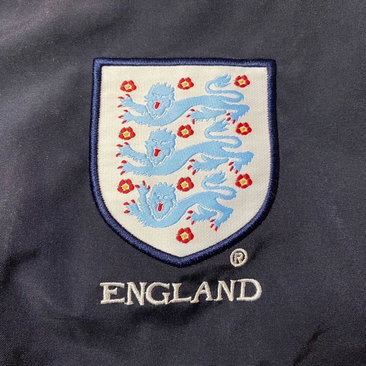 1998 England Retro Away Windbreaker Football Shirt