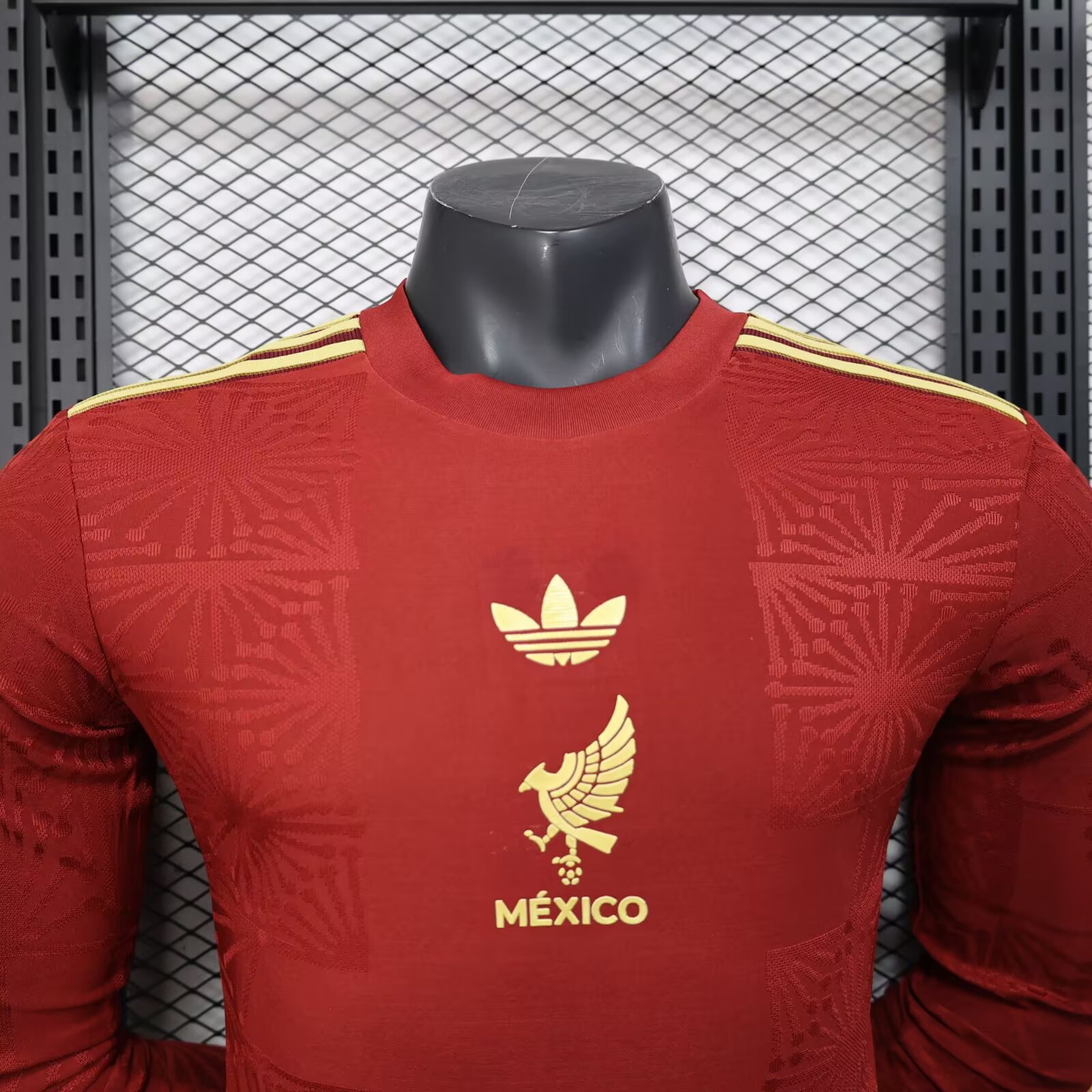 2025/2026 Mexico Concacaf Gold Cup Red Long sleeves Special Edition Football Shirt For Player Version