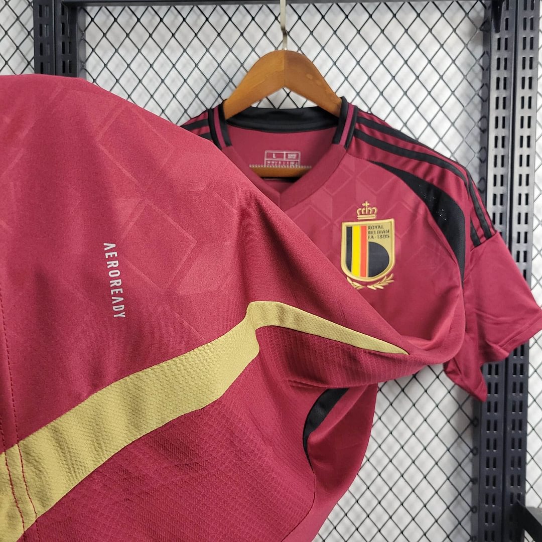 2024 Belgium Home Football Shirt( Player Version)