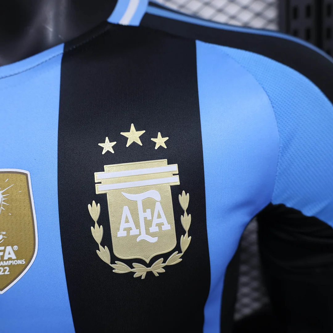 2024 Player Version Argentina Black Football Shirt
