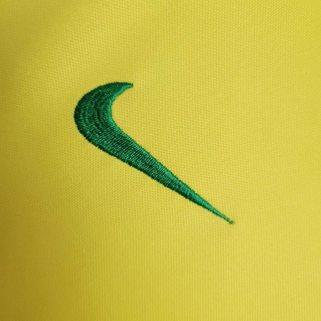 1998 Retro Brazil Home Football Shirt Kids