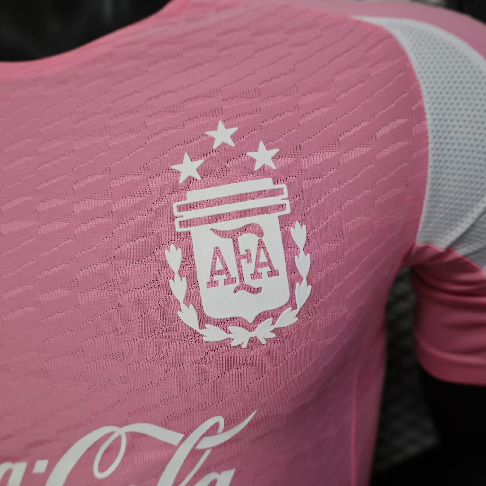 2024/2025 Players Edition Argentina Pink Special Edition Football Jersey