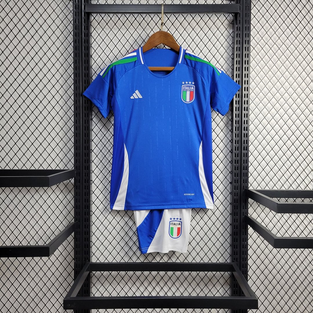 2024 Italy Home Football Shirt Kids