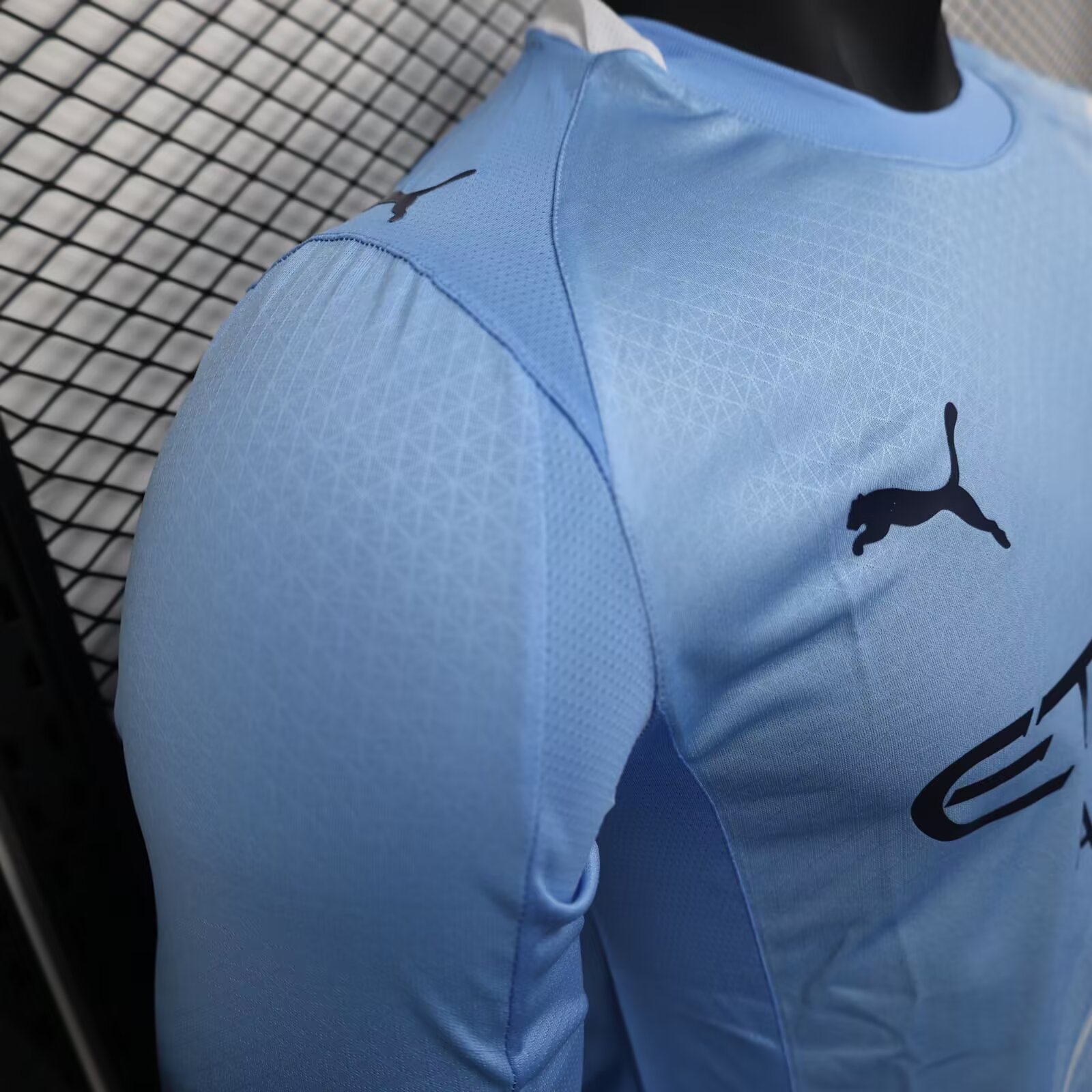 2025/2026 Manchester City Home Long Sleeves Football Jersey(Player Version)