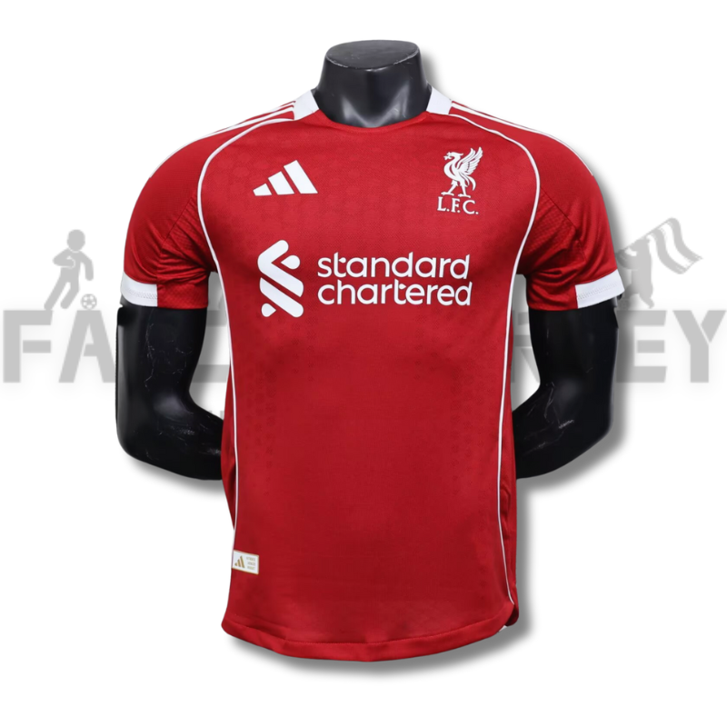2025/2026 New Liverpool Home Football Jersey(Player Edition)