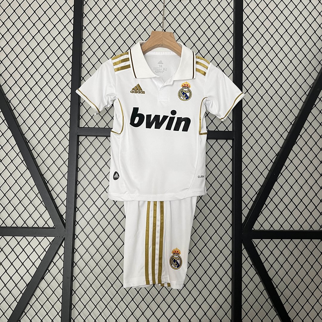 2011/2012 Real Madrid Retro Home Football Shirt Kids Size