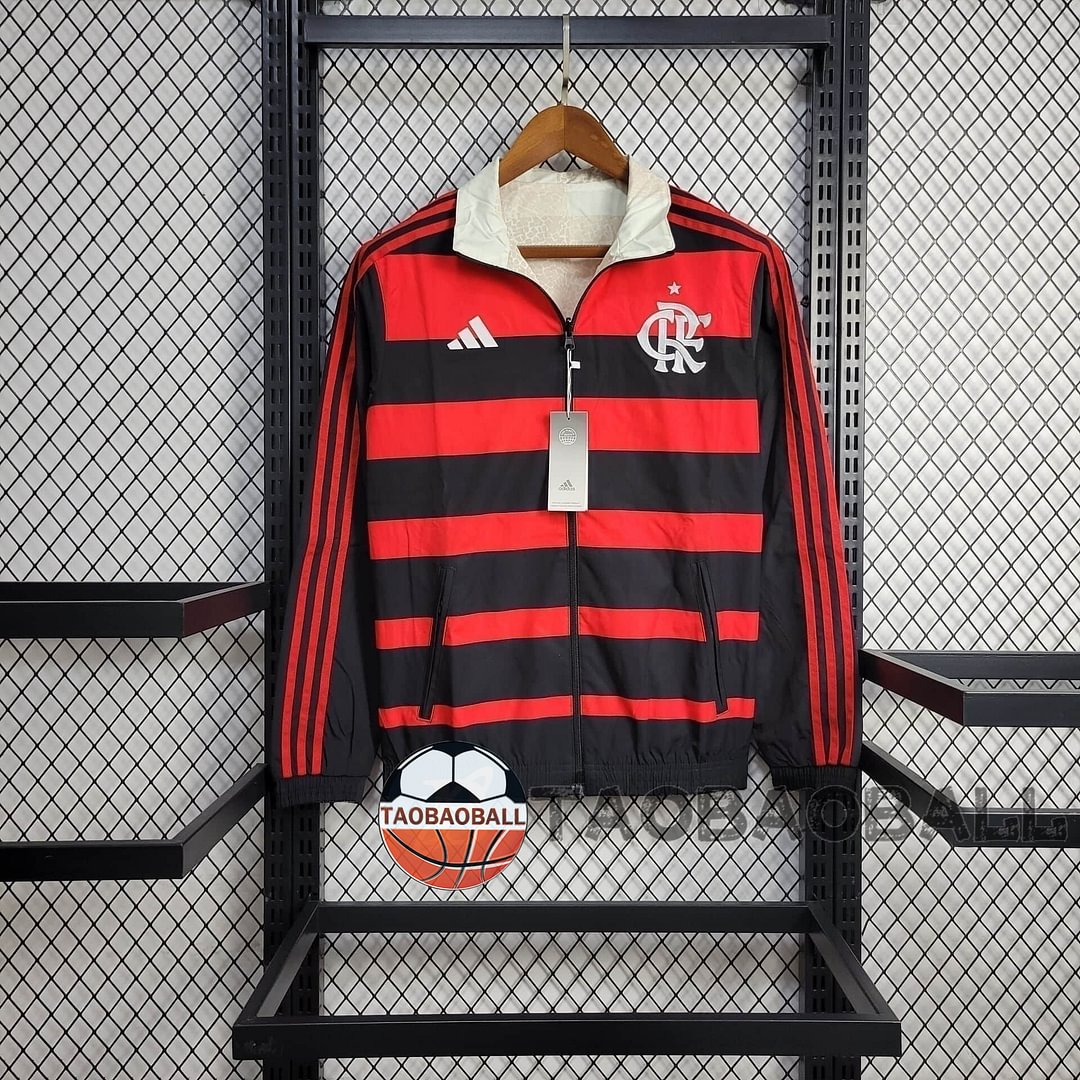 2024/2025 Flamengo (red-white) Reversible Windbreaker Football Shirt