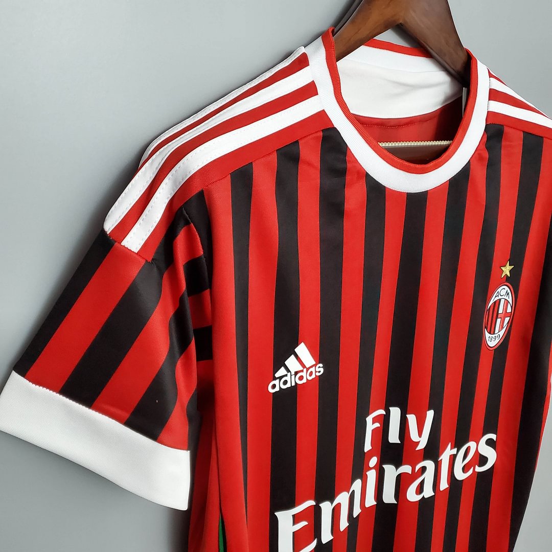 2011/2012 Retro AC Milan Home Football Shirt