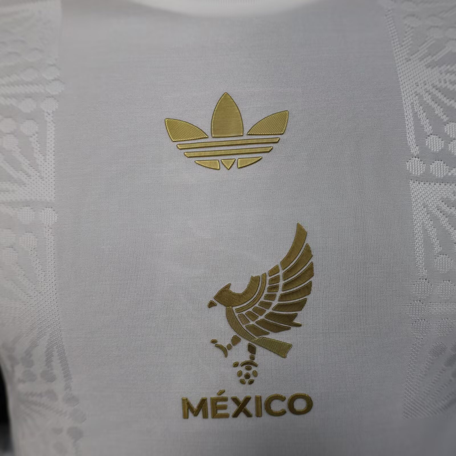 2025/2026 Mexico Concacaf Gold Cup White Long sleeves Special Edition Football Shirt(Player Version)