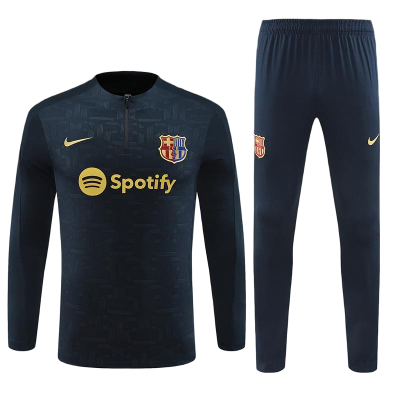 2024/2025 Barcelona Royal Blue Half-Pull Training Suit