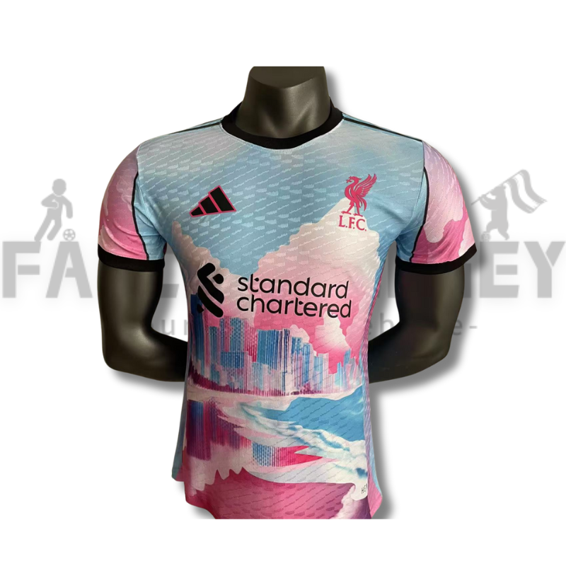2025/2026 Liverpool Blue Pink Special Edition Jersey(Player version)