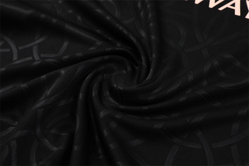 2024/2025 Paris Saint-Germain Black Gold Half-Pull Training Suit