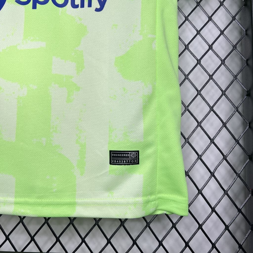 2024/2025 Barcelona Third Away Football Shirt Kids Size