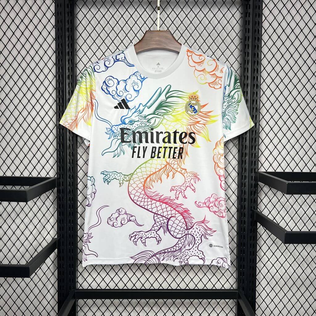 2024/2025 Real Madrid Colorful Dragon Special Edition Football Shirt