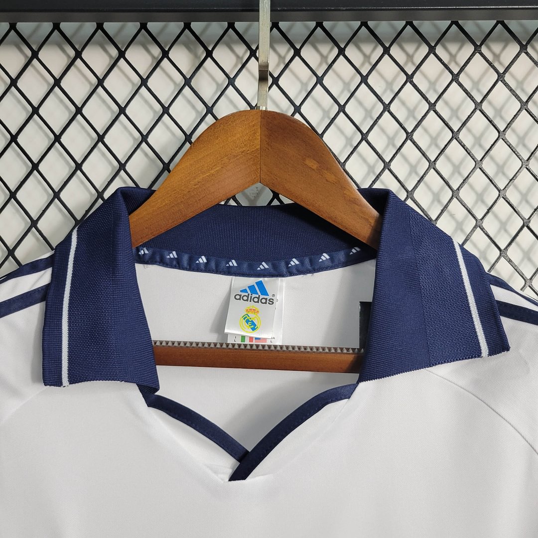 2000/2001 Real Madrid Retro Home Football Shirt 1:1 copy top quality