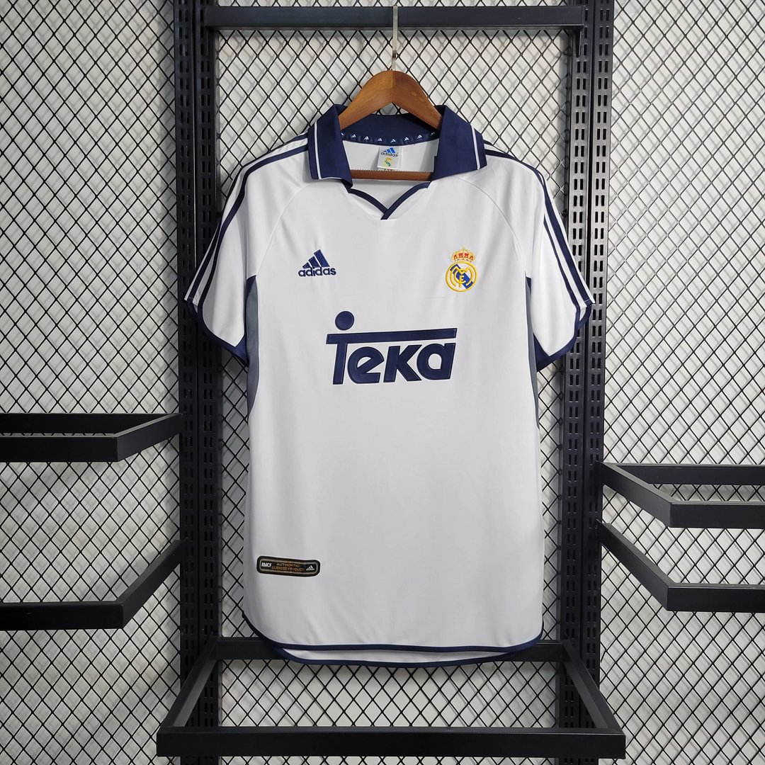 2000/2001 Real Madrid Retro Home Football Shirt 1:1 copy top quality