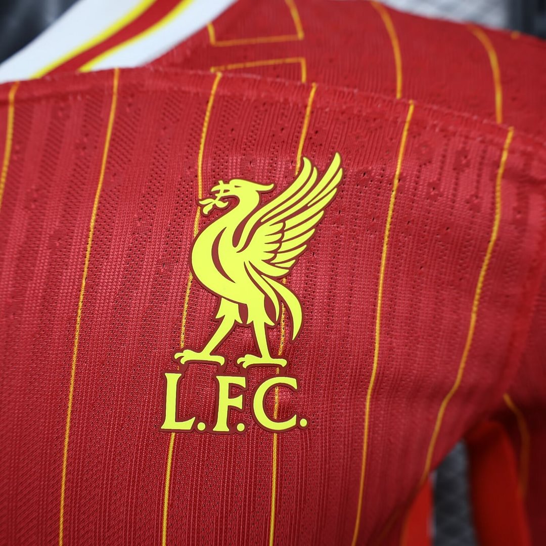 2024/2025 Liverpool Home Long Sleeve Football Shirt(Player Version)