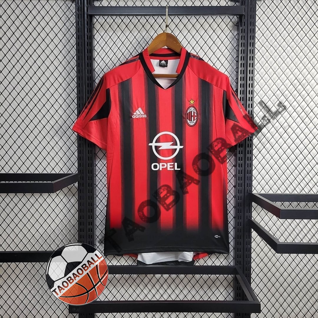 2004/2005 Retro AC Milan Home Football Shirt