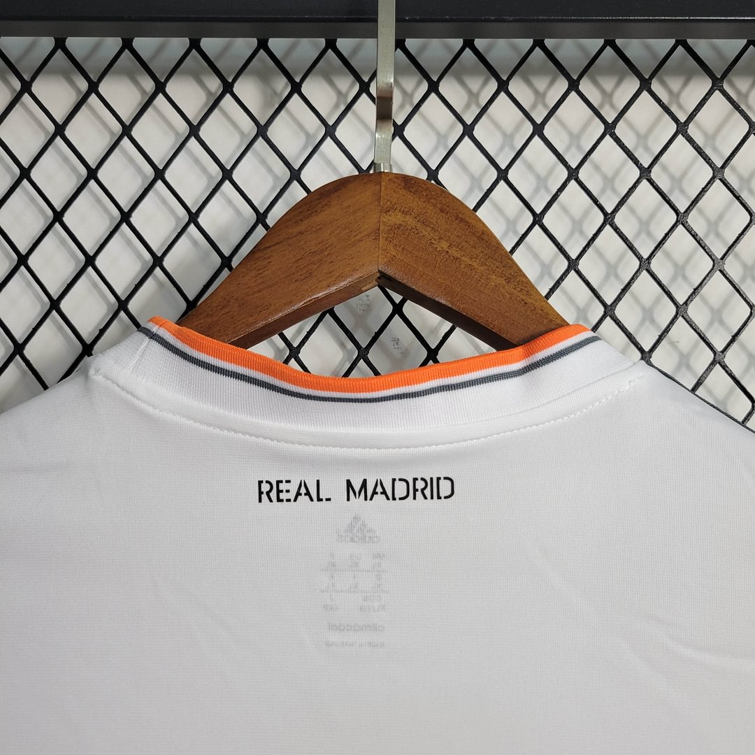 2013/2014 Real Madrid Retro Long Sleeve Home Football Shirt
