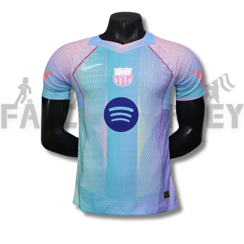 25/26 Barcelona Pink and Blue Special Jersey( Player Edition )