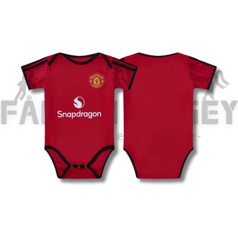 2025/2026 Manchester United Home Football Shirt (For Baby)