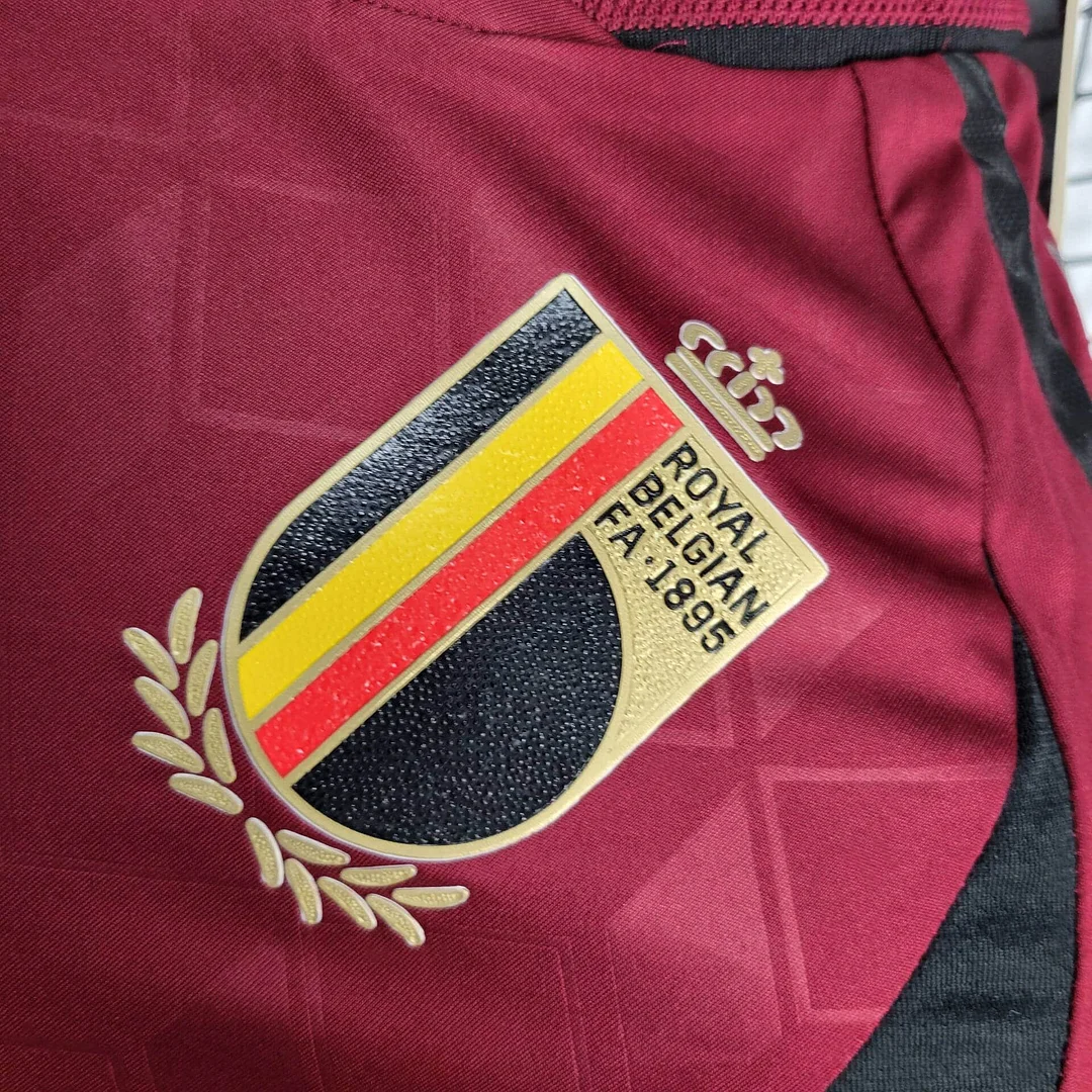 2024 Belgium Home Football Shirt(Player Version )