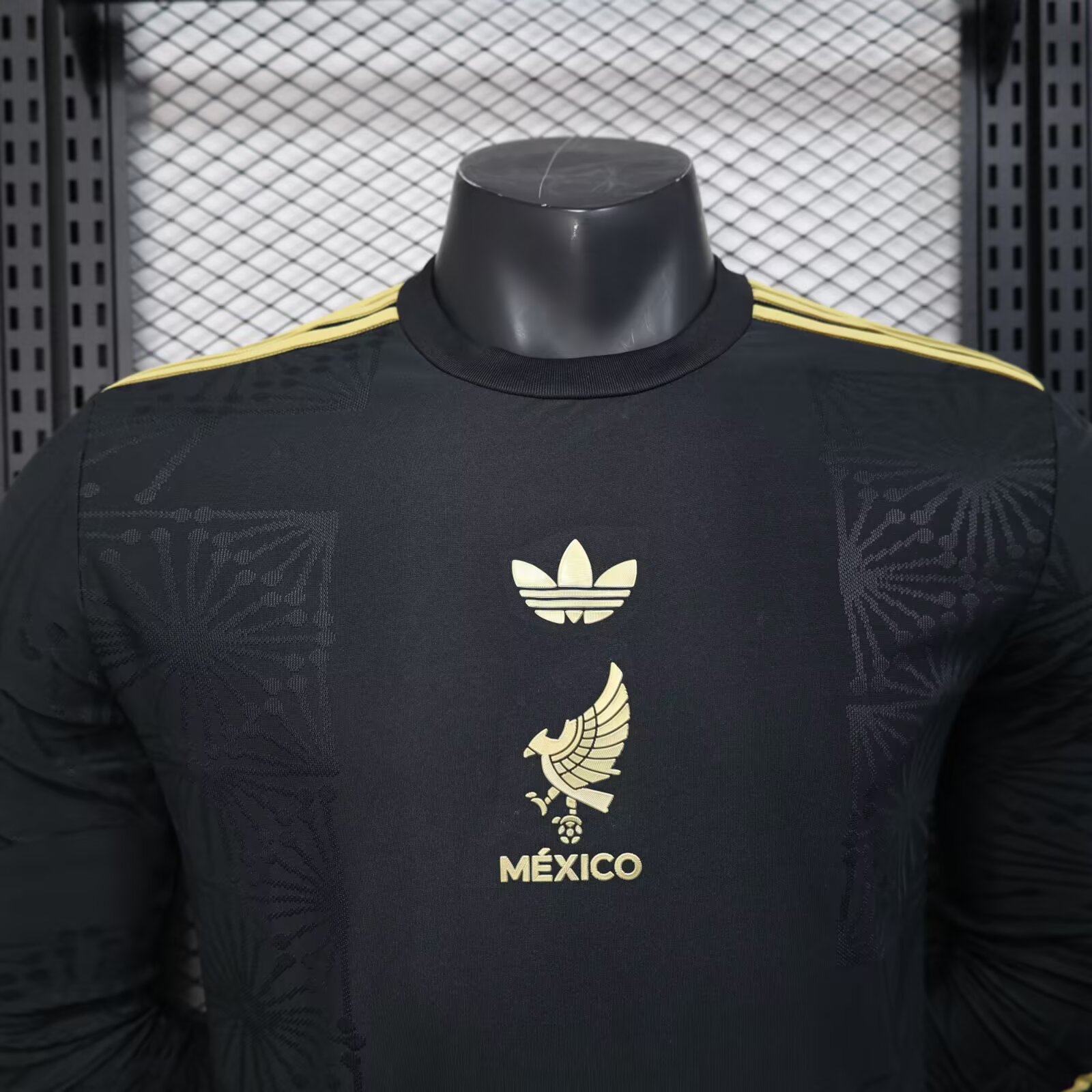 2025/2026 Mexico Concacaf Gold Cup Black Long sleeves Special Edition Football Shirt For Player Version