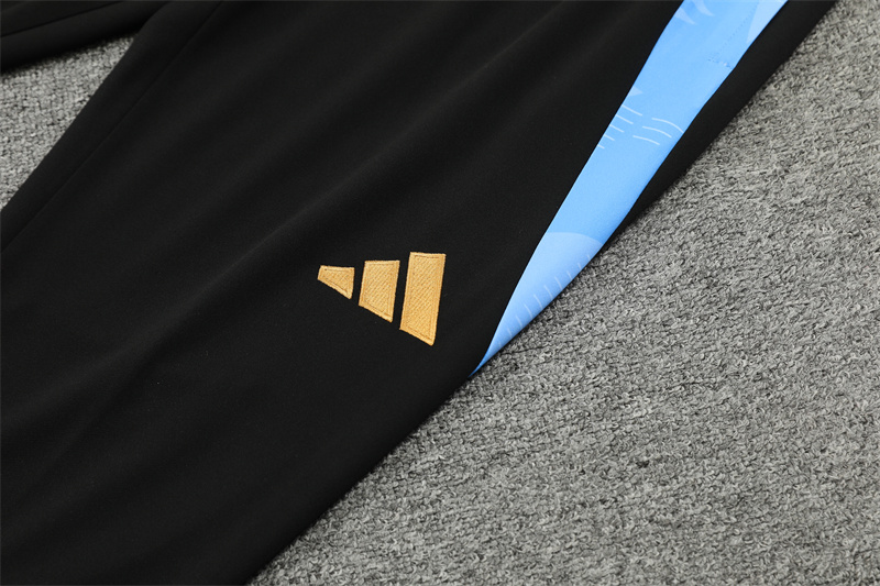 2024/2025 Argentina Black Half-Pull Training Suit Player Edition