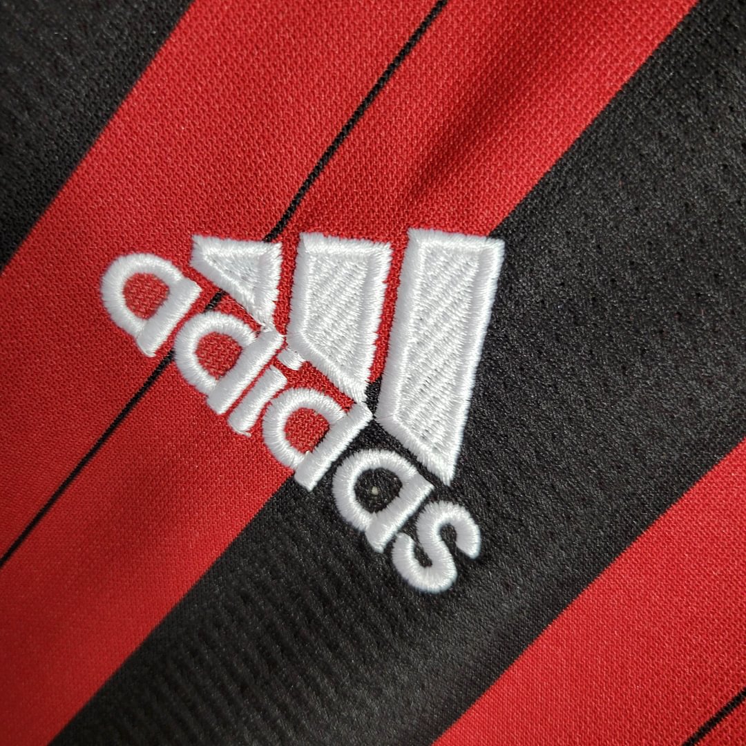 2013/2014 AC Milan Retro Long Sleeve Home Football Shirt
