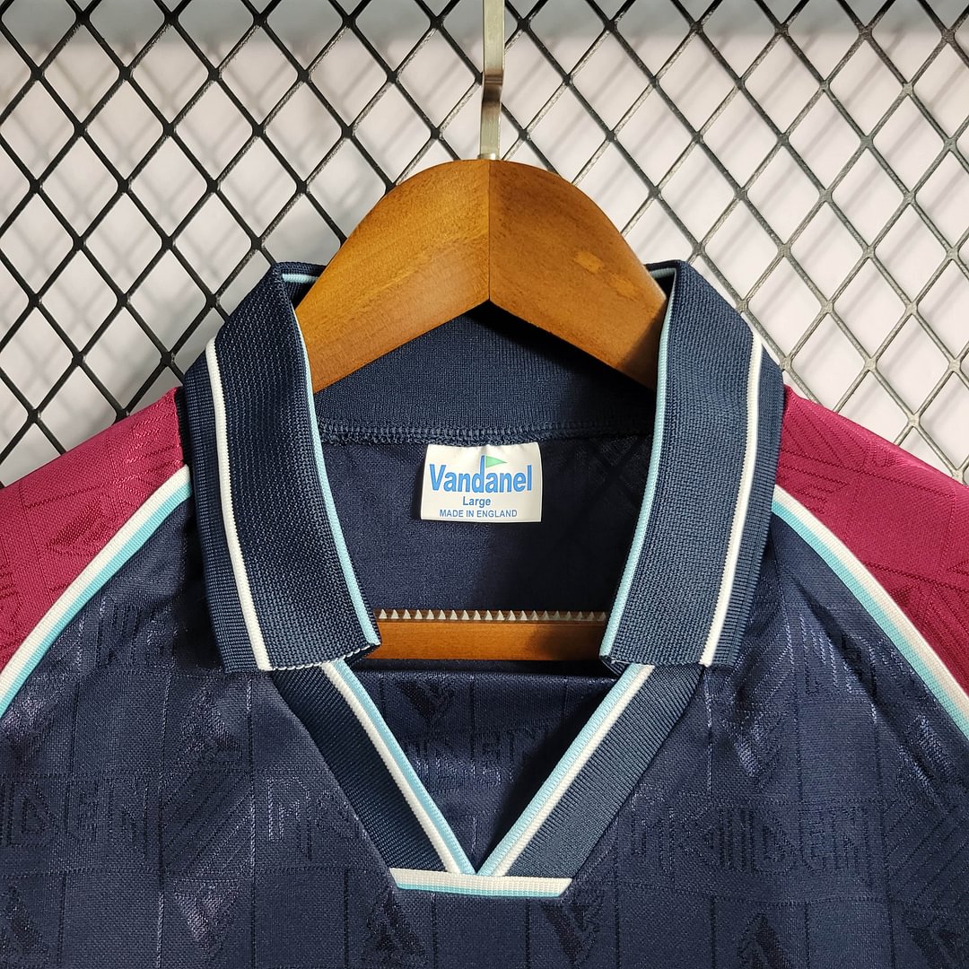 1999 Retro West Ham United Iron Lady Home Football Shirt( Fans Edition )