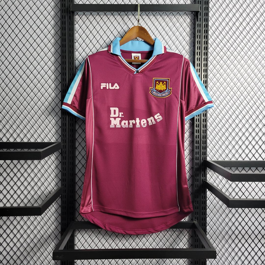 1999/2000 Retro West Ham United Home Football Shirt( Fans Edition )