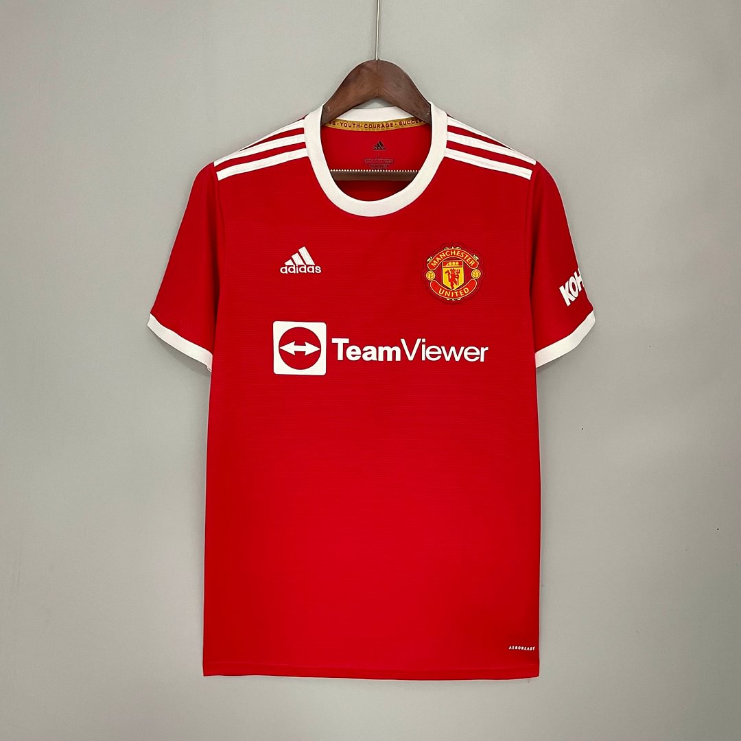 2021/2022 Manchester United Home Football Shirt For Fans Version