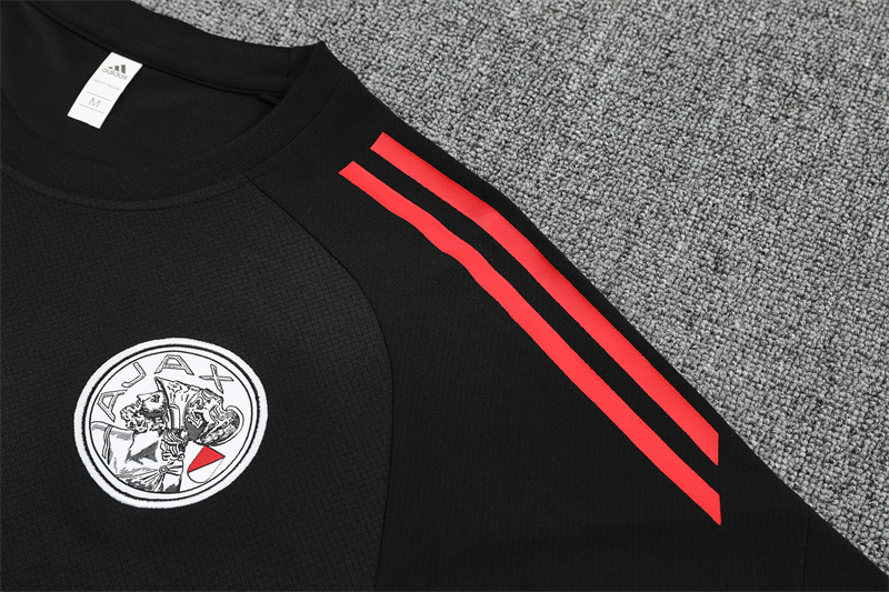 2025/2026 AFC Ajax Short Black sleeved training suit set
