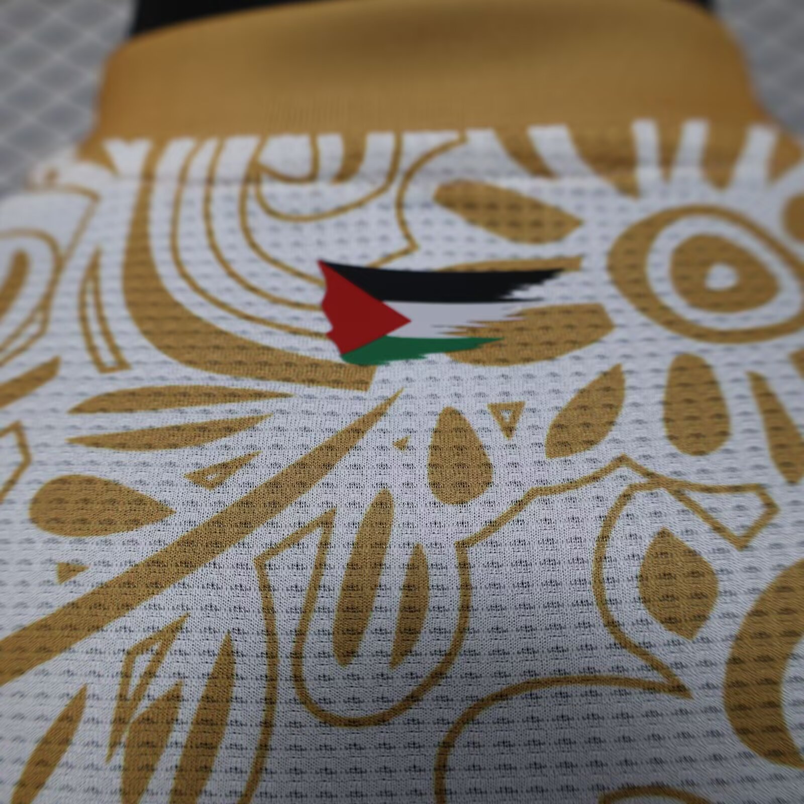 2025/2026 Palestine Yellow Pre match training uniform Jersey( Player Edition )