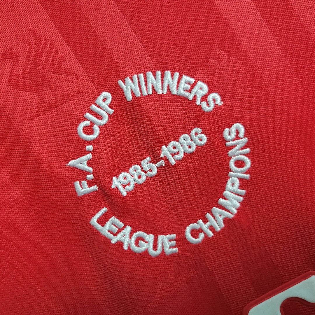 1985/1986 Retro Liverpool Home Football Shirt