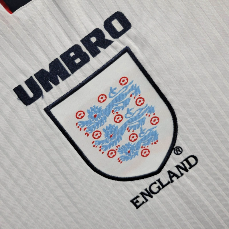 1998 Retro England Home Football Shirt 1:1 Thai Quality
