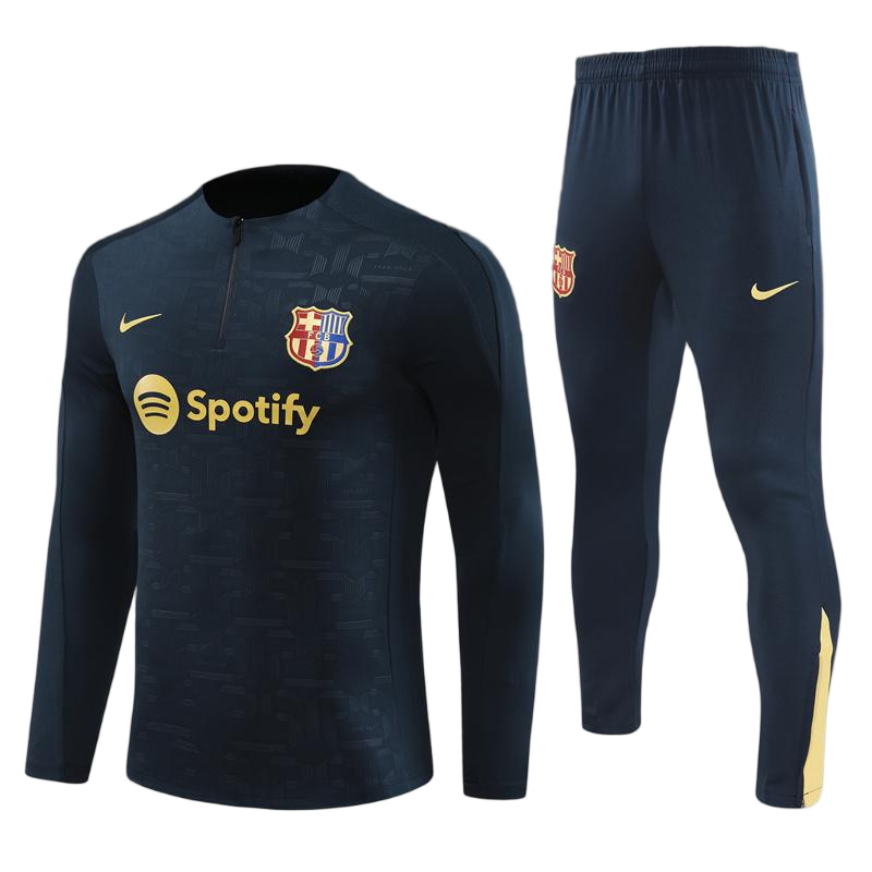 2024/2025 Barcelona Royal Blue Half-Pull Training Suit