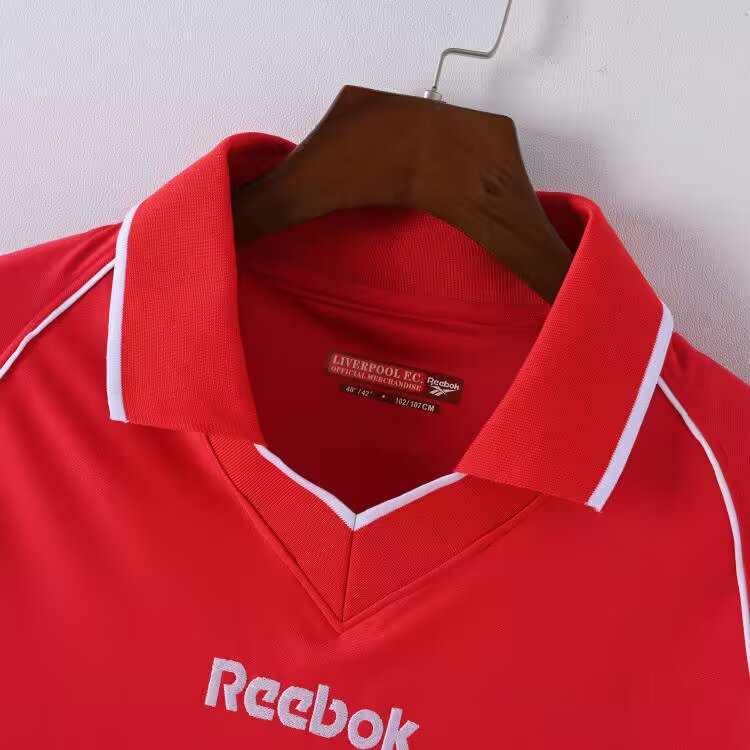 2000/2001 Liverpool Retro Champions League Home Football Shirt