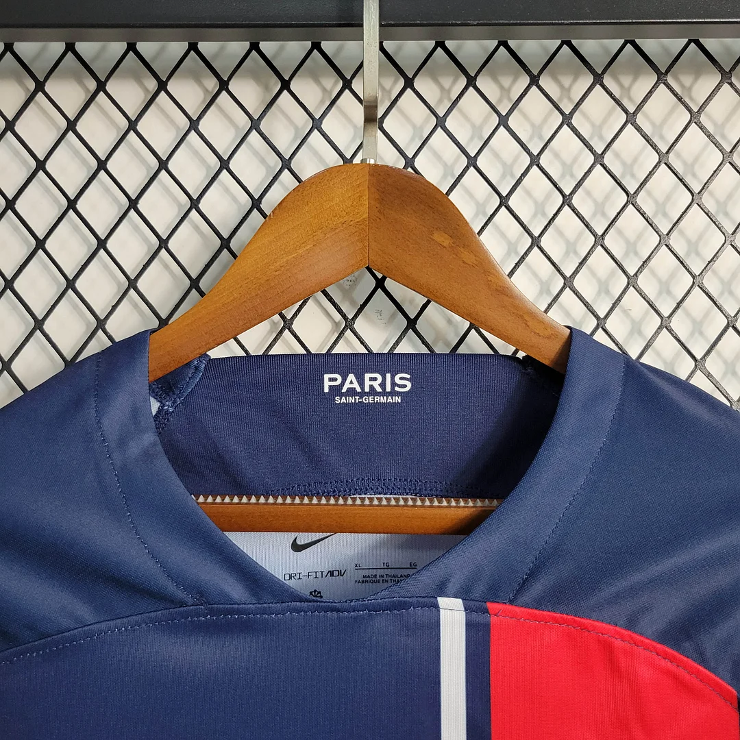 2023/2024 Long Sleeve Paris Saint-Germain Home Football Shirt