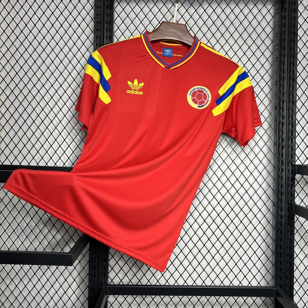 1990 Retro Colombia Home Football Shirt( Fans Edition )