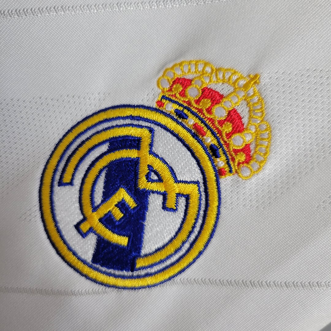 2017/2018 Real Madrid Retro Long Sleeve Home Football Shirt