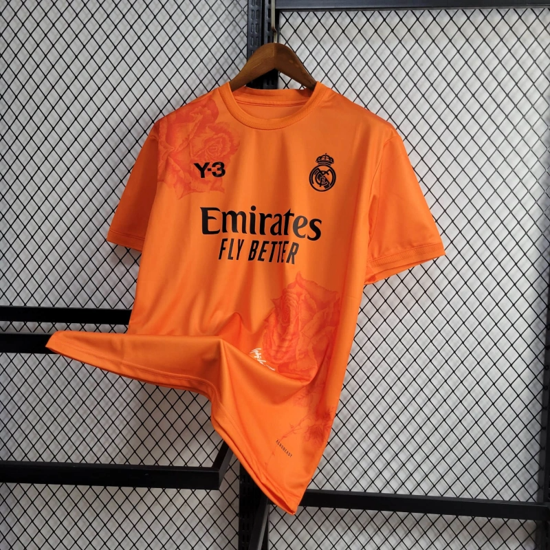 2024/2025 Real Madrid Y-3 Orange Rose Special Edition Orange Football Shirt