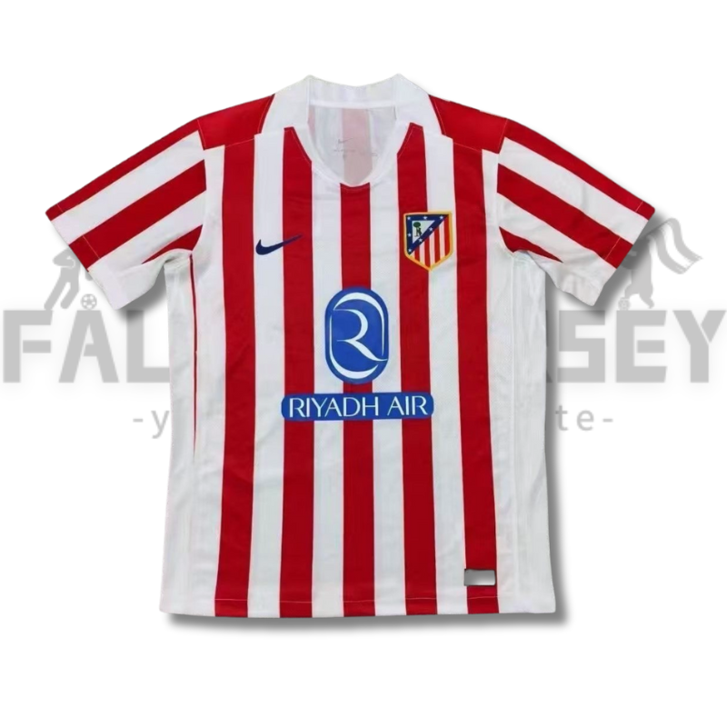 2025/2026 Atletico Madrid Home Football Shirt(Fans version)