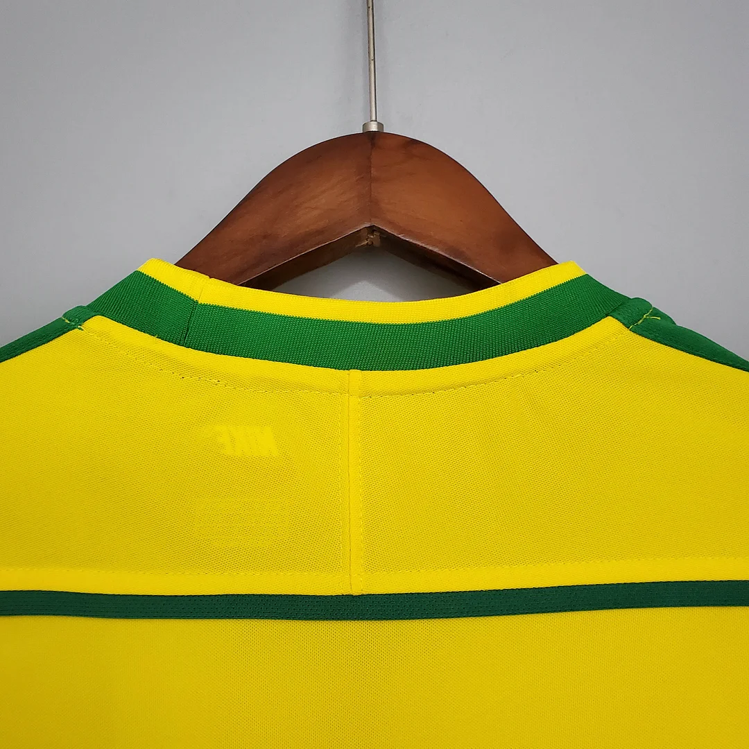 1998 Retro Brazil Home Football Shirt