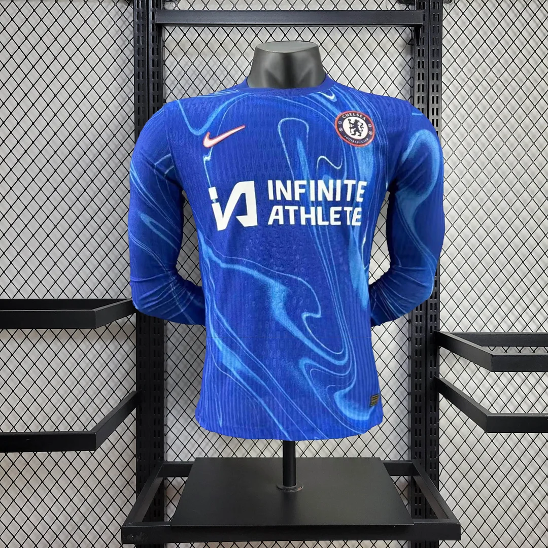 2024/2025 Chelsea Home Long Sleeve Football Shirt For Player Version